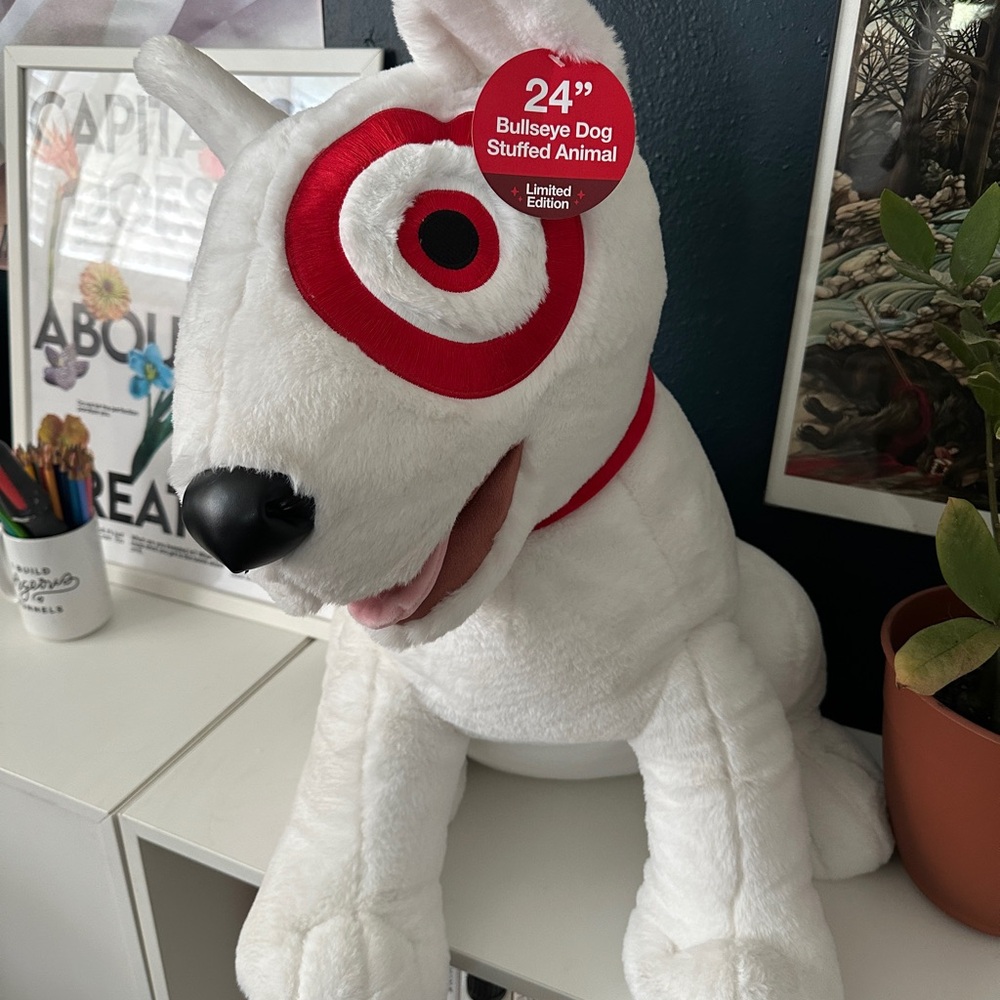 Target Limited Edition 24" HUGE Bullseye Dog Stuffed Plush